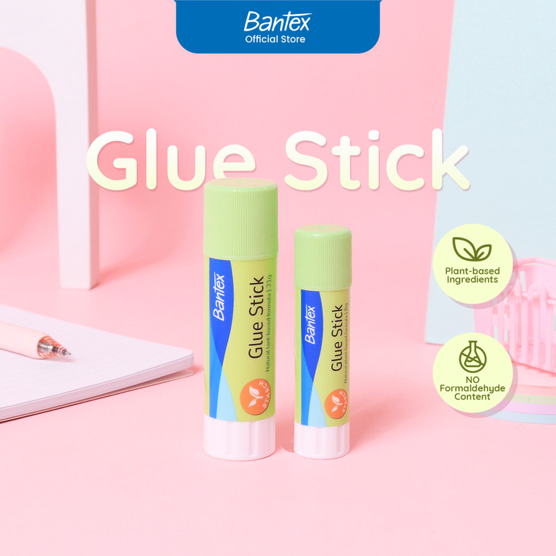Bantex Glue Stick / Lem Sekolah Ramah Lingkungan Tidak Beracun BH6401