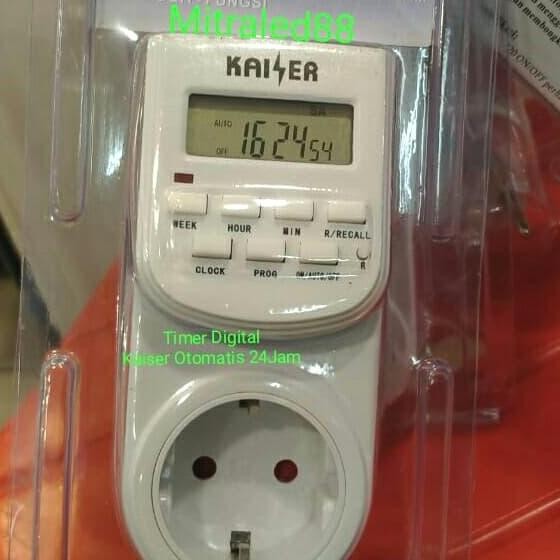 Jual Timer Digital Kaiser Murah Home Safe Program Stopkontak Otomatis ...