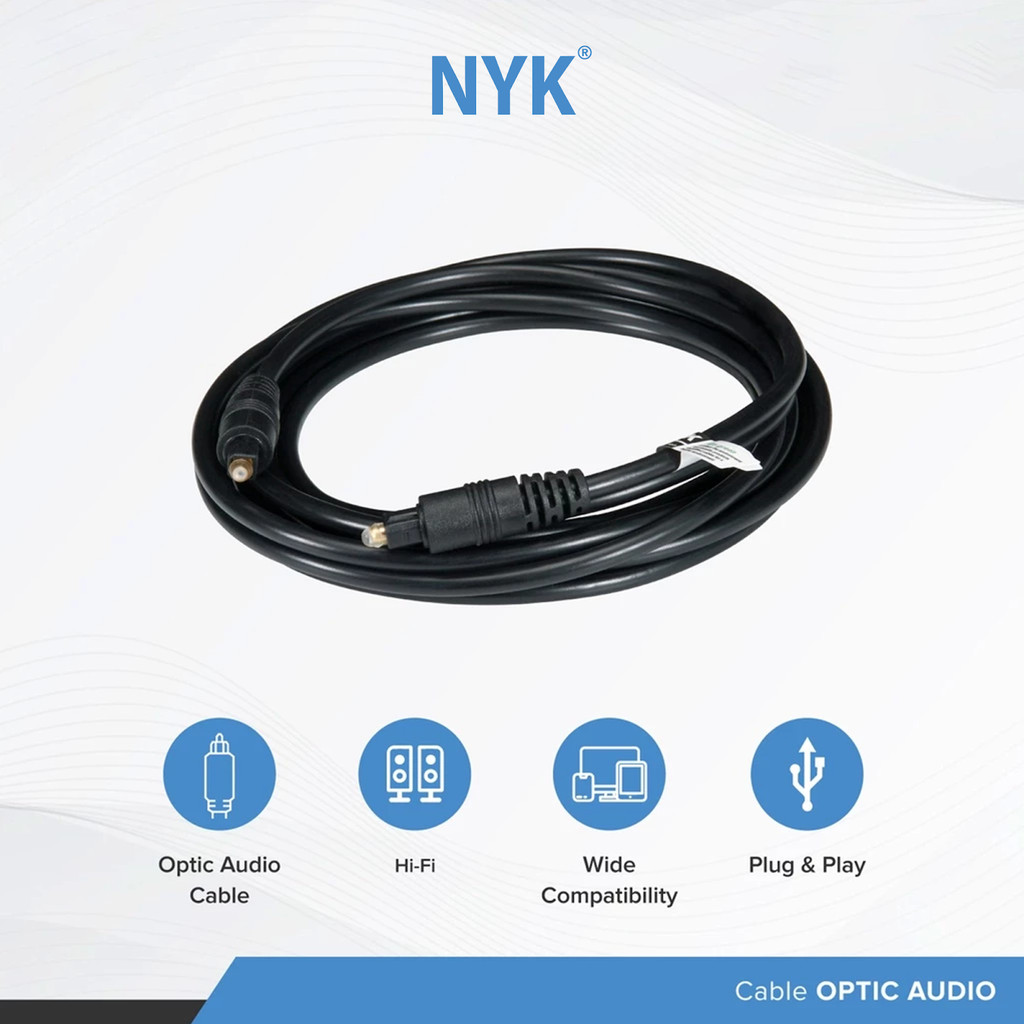NYK Kabel Optic Audio TV Fiber Optik 1.5 Meter COD (2)
