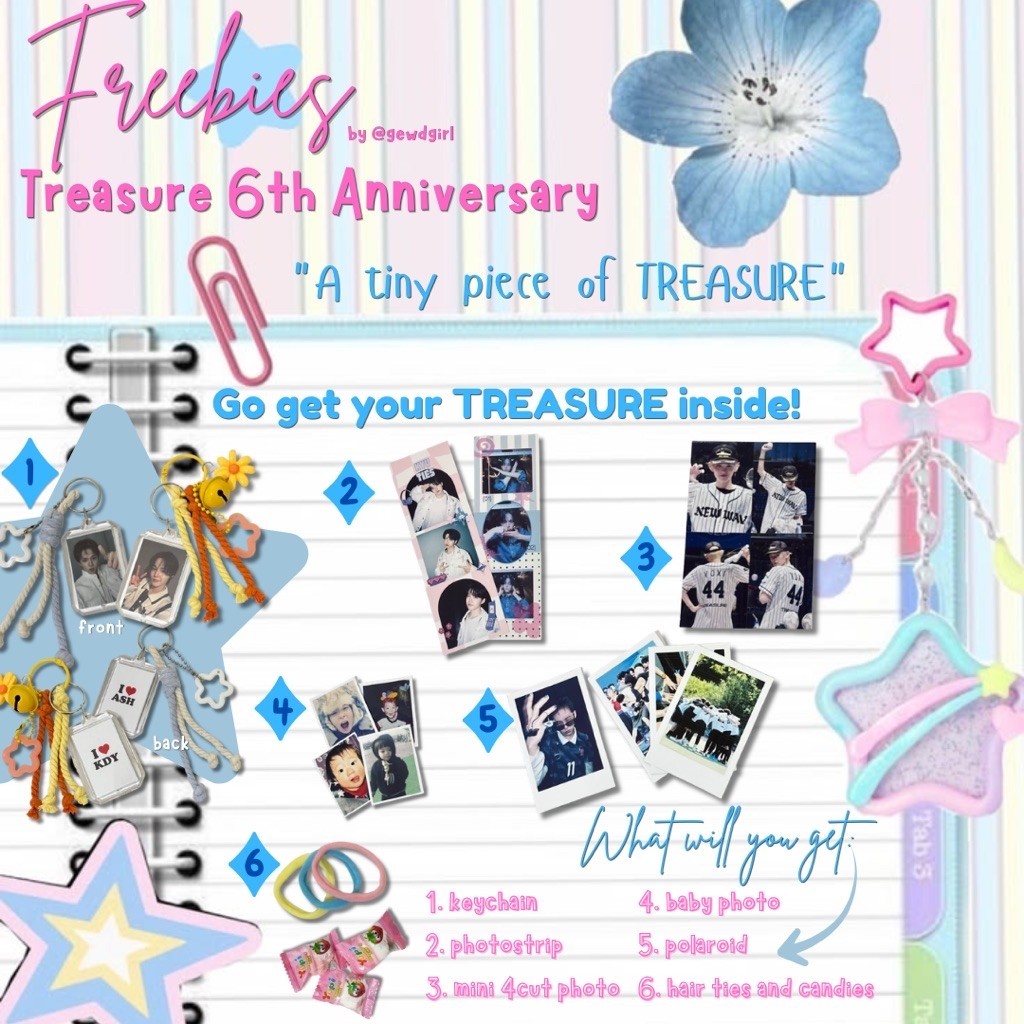 Jual TREASURE 6th Anniversary Freebies Set | Limited Event | Shopee ...