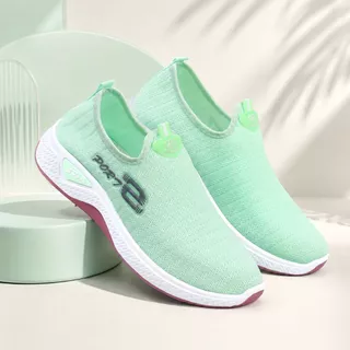 Sepatu Slip On Wanita Sport Korea 2026 Nyaman