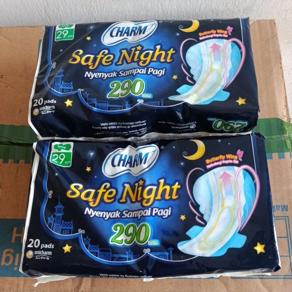 Jual Charm safe night 29cm 20 Pads | Shopee Indonesia