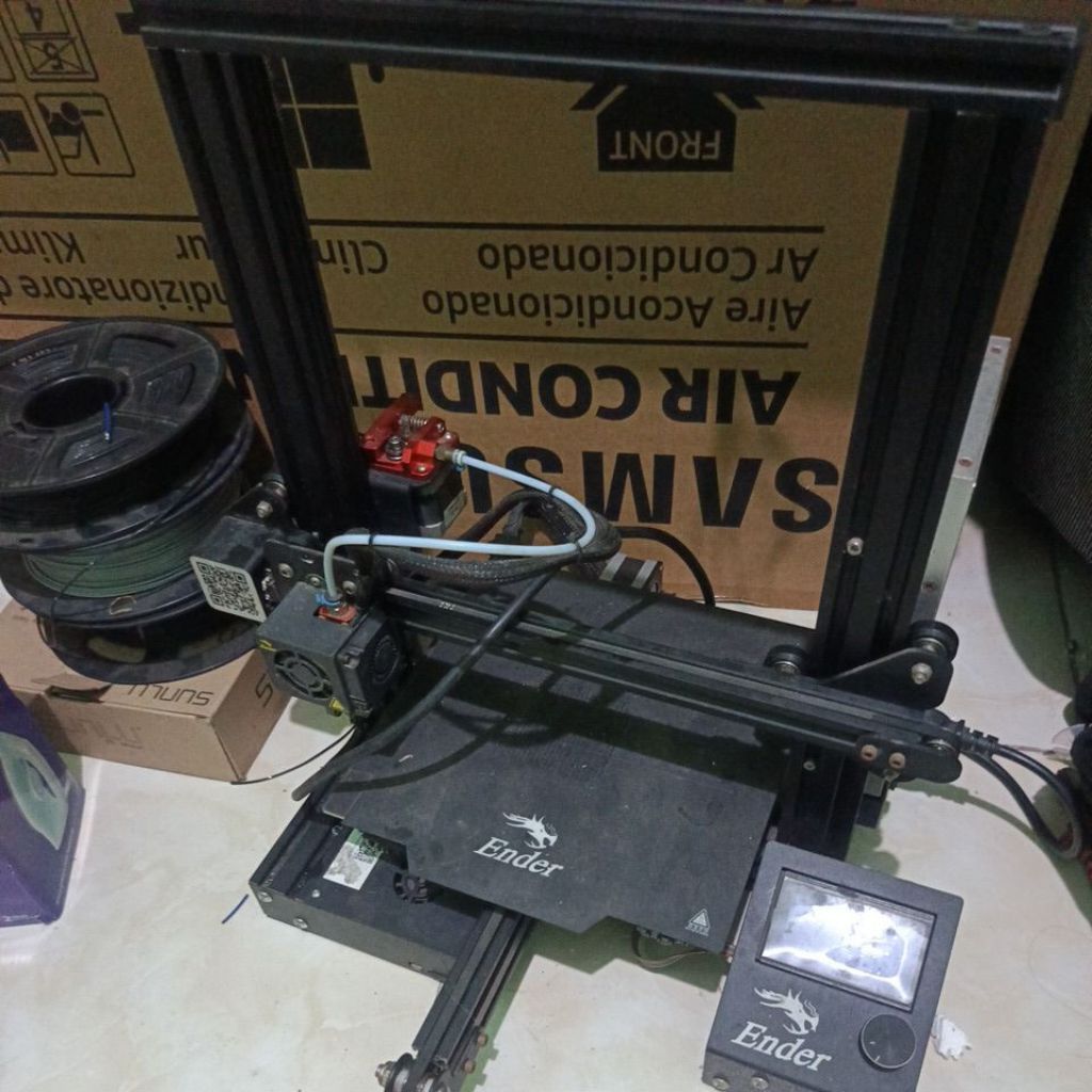 Jual 3d printer creality ender v2 sudah upgrade | Shopee Indonesia