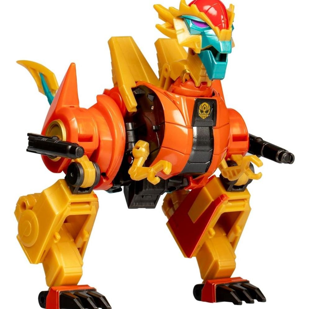 Transformers EarthSpark Warrior Class – Action Figure Jawbreaker 12,5 Cm, Convertibile In Dinosauro, Giocattolo Per Bambini 6+ Anni