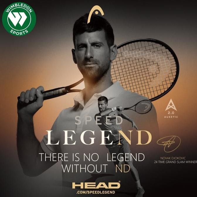 Jual Raket Tenis HEAD SPEED LEGEND MP / DJOKOVIC SPEED LEGEND AUXETIC 2 ...