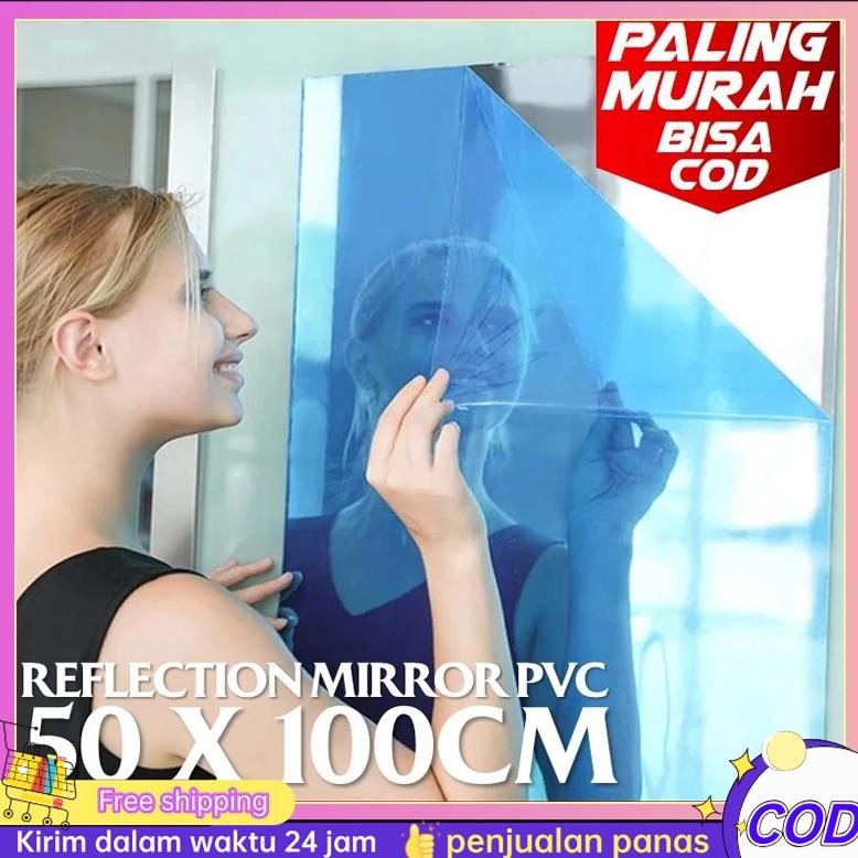 Jual 60*100CM 50X200CM Mirror Stiker Dinding / SOLEDI Sticker 50 X150M ...