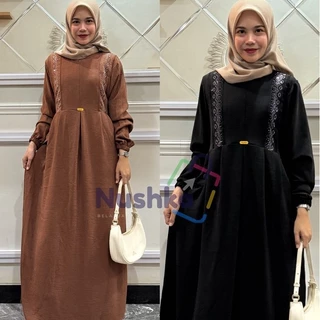 Gamis Kanaya Crinkle Airflow Payet Swarovski