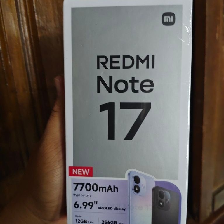 Jual redmi note 17 6/128 6/256 resmi baru segel box | Shopee Indonesia