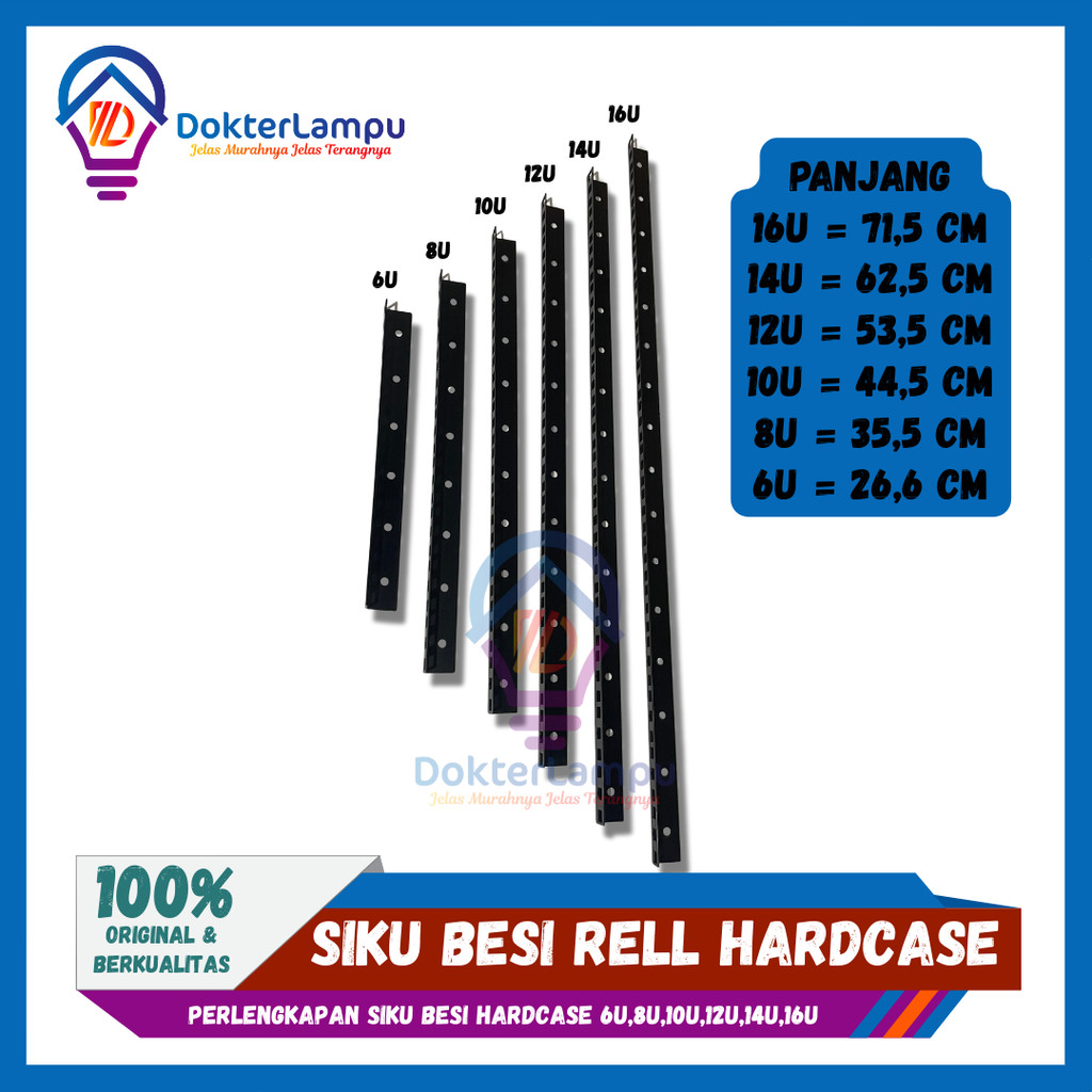 Jual SIKU BESI RELL HARDCASE 6U 8u 10U 12u 14u 16u | Shopee Indonesia