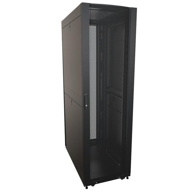 Jual CLOSE RACK 27U 1150MM INDORACK IR11527G -RAK SERVER 19 INCH GLASS ...