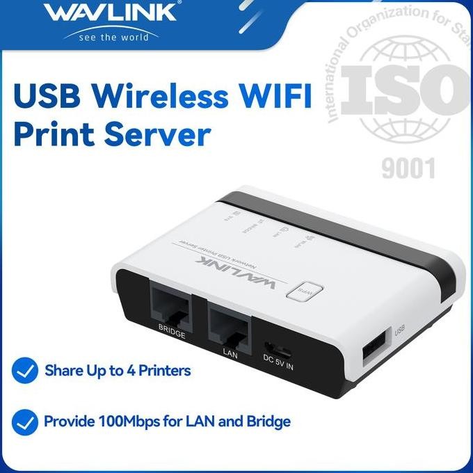 Wavlink Ethernet Usb WAVLINK Server Stampa Ethernet USB - Converti Stampante USB In Rete, 10/100Mbps, Per Windows WL-NU516U1 Driver