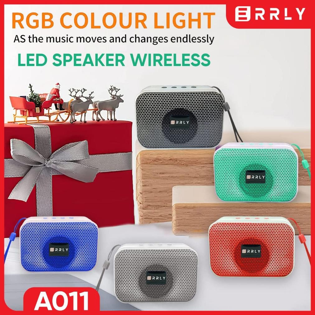 Jual Berkualitas! ERRLY A011 Speaker Bluetooth Wireless LED RGB Speker ...