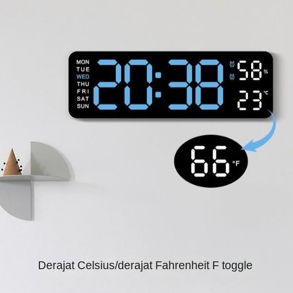 Jual Jam Digital Sederhana Multifungsi Jam Dinding atau Meja Bentuk ...