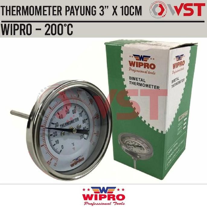 Jual HARGA DISC - Wipro Thermometer Payung 200C 3inch / Termometer ...