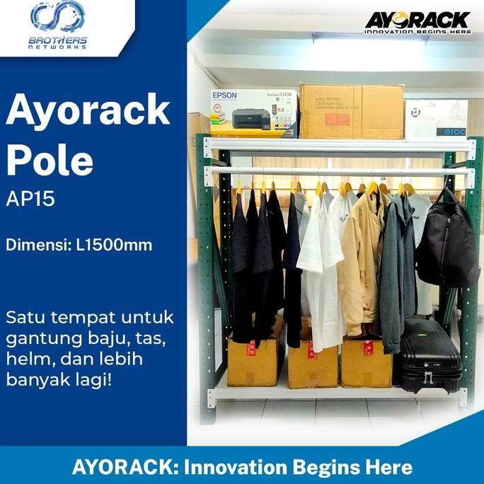 Jual EXTRA ACCESSORIES AYORACK POLE AP15 TIANG BEAM BULAT RAK GUDANG ...
