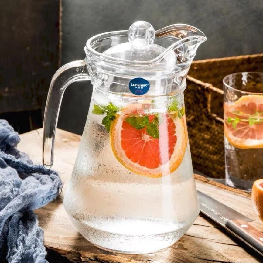 Jual Luminarc Pitcher 13 Liter dan Tutup Pitcher Kaca Pitcher Kaca ...
