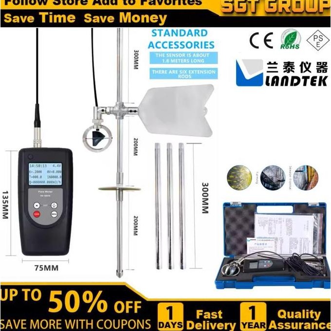 Jual KIKYO- Open Channel Current Water Flow Meter FM100V5 Rate Velocity ...