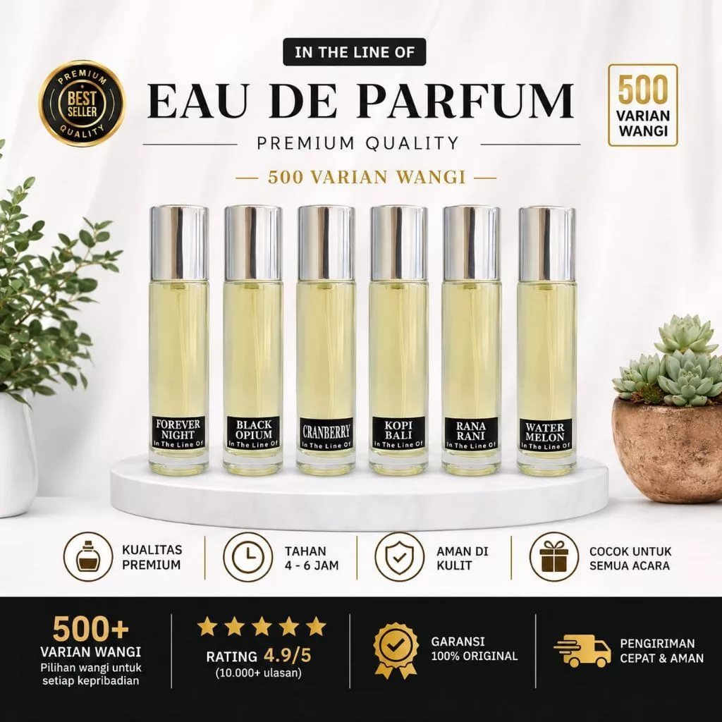 Parfum Refill 30ml Aroma Tahan Lama, Bisa Request Wangi, Cocok untuk Pria dan Wanita