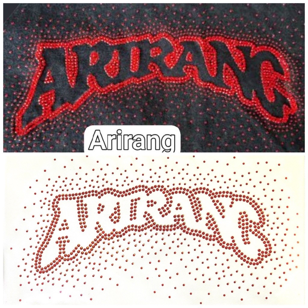 Jual BTS ARIRANG TABUR RHINESTONES HOTFIX TRANSFER STICKER GOSOK ...