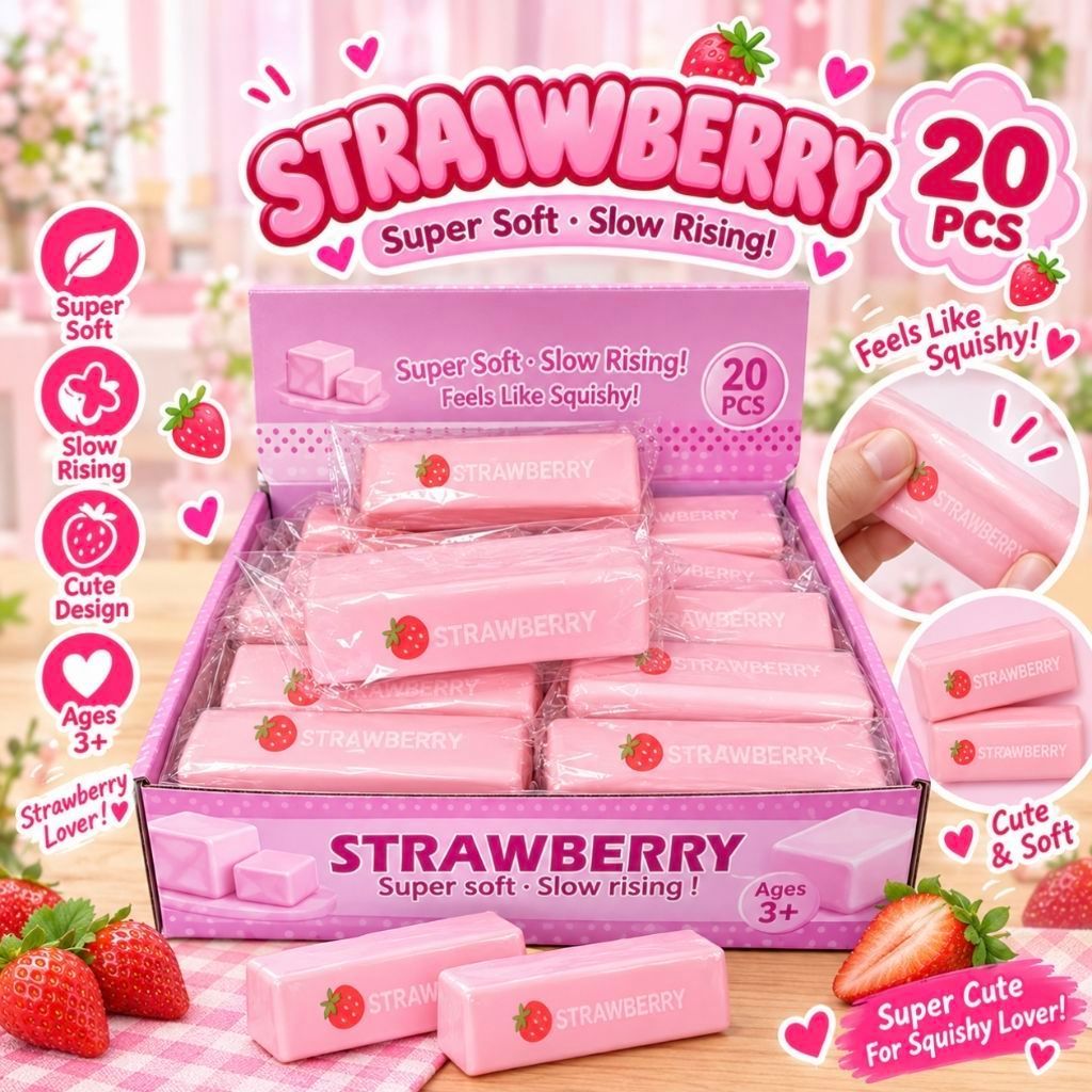 Jual Squishy Butter dan Strawberry | Shopee Indonesia
