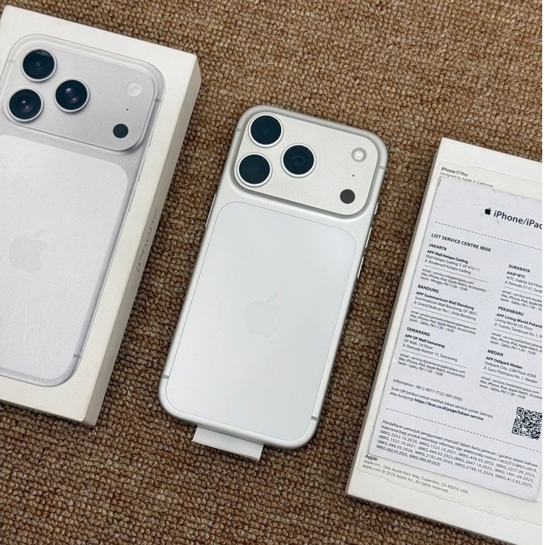 Jual iphone 17 pro 256gb silver ibox second | Shopee Indonesia