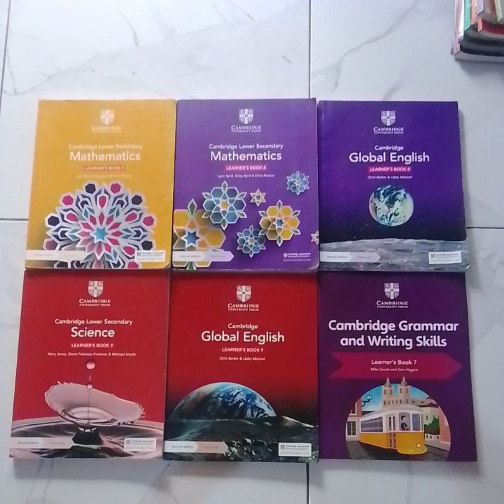 Jual CAMBRIDGE MATHEMATICS 7,8. ,GLOBAL ENGLISH 8,9,,SCIENCE 9,,GRAMMAR ...