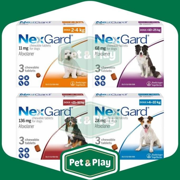 Jual Nexgard Chewable Tablet for Dogs S | Shopee Indonesia