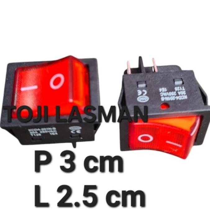 Jual ( ORIGINAL SAKLAR JUMBO 30A ) ROCKER SWIT SWITCH ON OFF TOMBOL ...