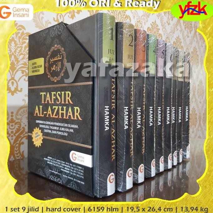 Jual Buku Tafsir Al Azhar / Alazhar Buya Hamka 1 Set Plus Box GIP ...