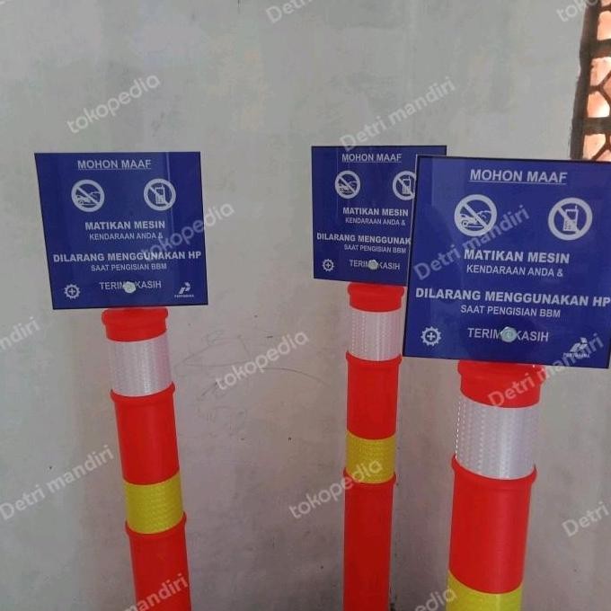 Jual Stick Cone Base Plastick +Papan Rambu | Shopee Indonesia