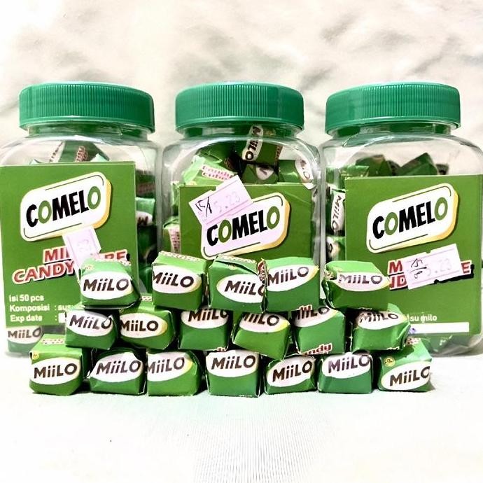 Jual permen milo candy cube lokal isi 100 2 toples pcs Food Snack ...