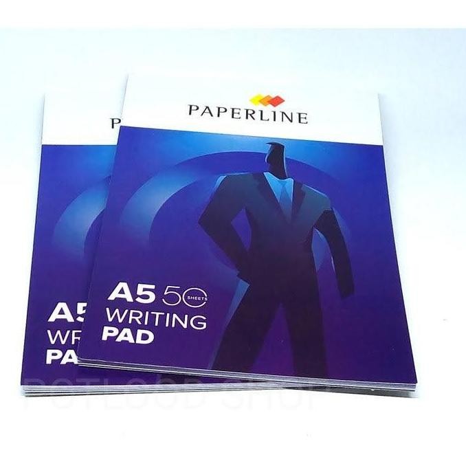Jual Paperline A5 Block Note Writing Pad Paperline 1 Pack Isi 5 Buku ...