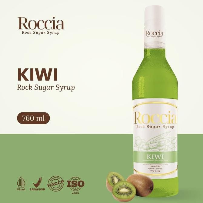 Jual Roccia Rock Sugar Syrup Kiwi - Syrup Gula Batu Rasa Kiwi 760ml ...