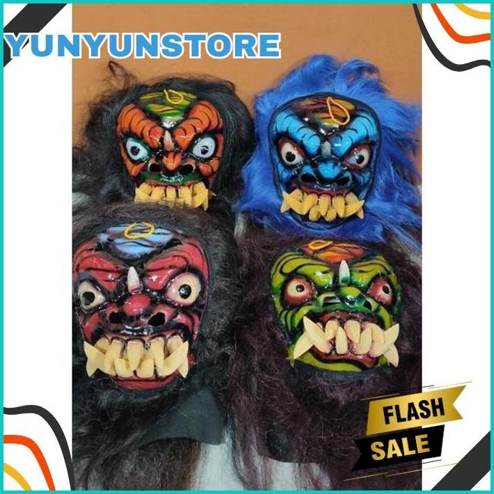 Jual MURAH READY Topeng Buto Ijo / Topeng Gedruk Mika / Topeng ...