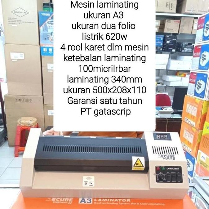 Jual Mesin Laminating Secure instant II Laminator BIN | Shopee Indonesia