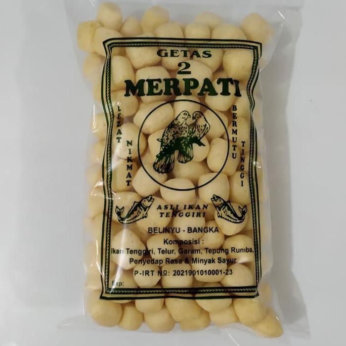 Jual Getas 2 merpati khas bangka asli 250gram getas ikan tenggiri ...