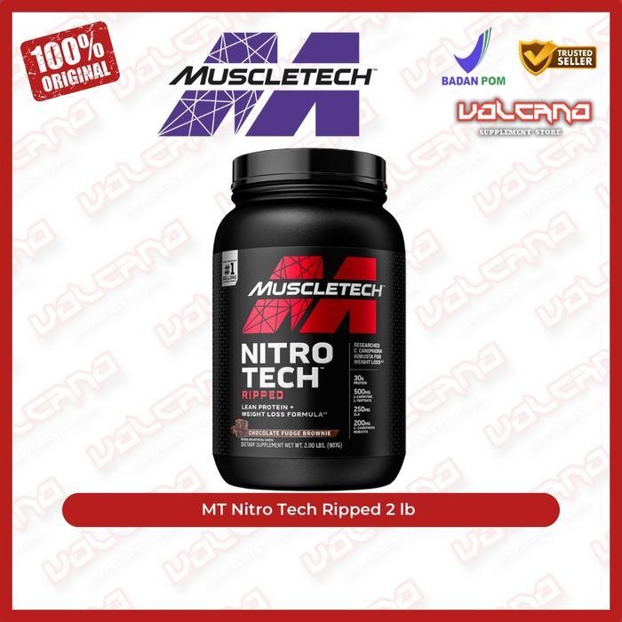 Jual MT Nitro Tech Ripped 2 lb MuscleTech NitroTech Muscle whey protein ...