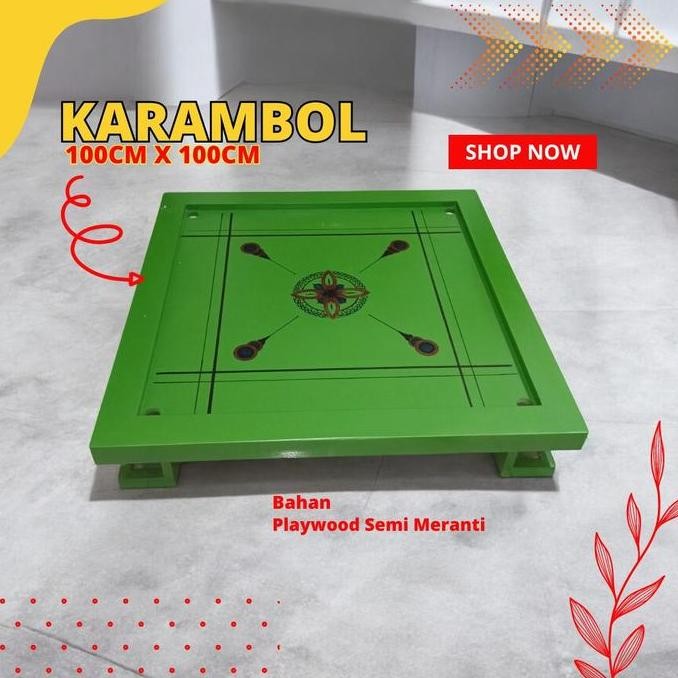 Jual Sultan Papan Meja Karambol Sultan Bahan Playwood Semi Meranti ...