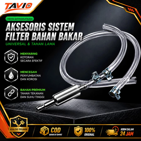 TAVIO Toolkit Servis Sistem Rem: Alat Pompa Bleeding & Penggantian Minyak Rem - Untuk Mobil, Motor & Semua Kendaraan - Brake Fluid Bleeder Pump