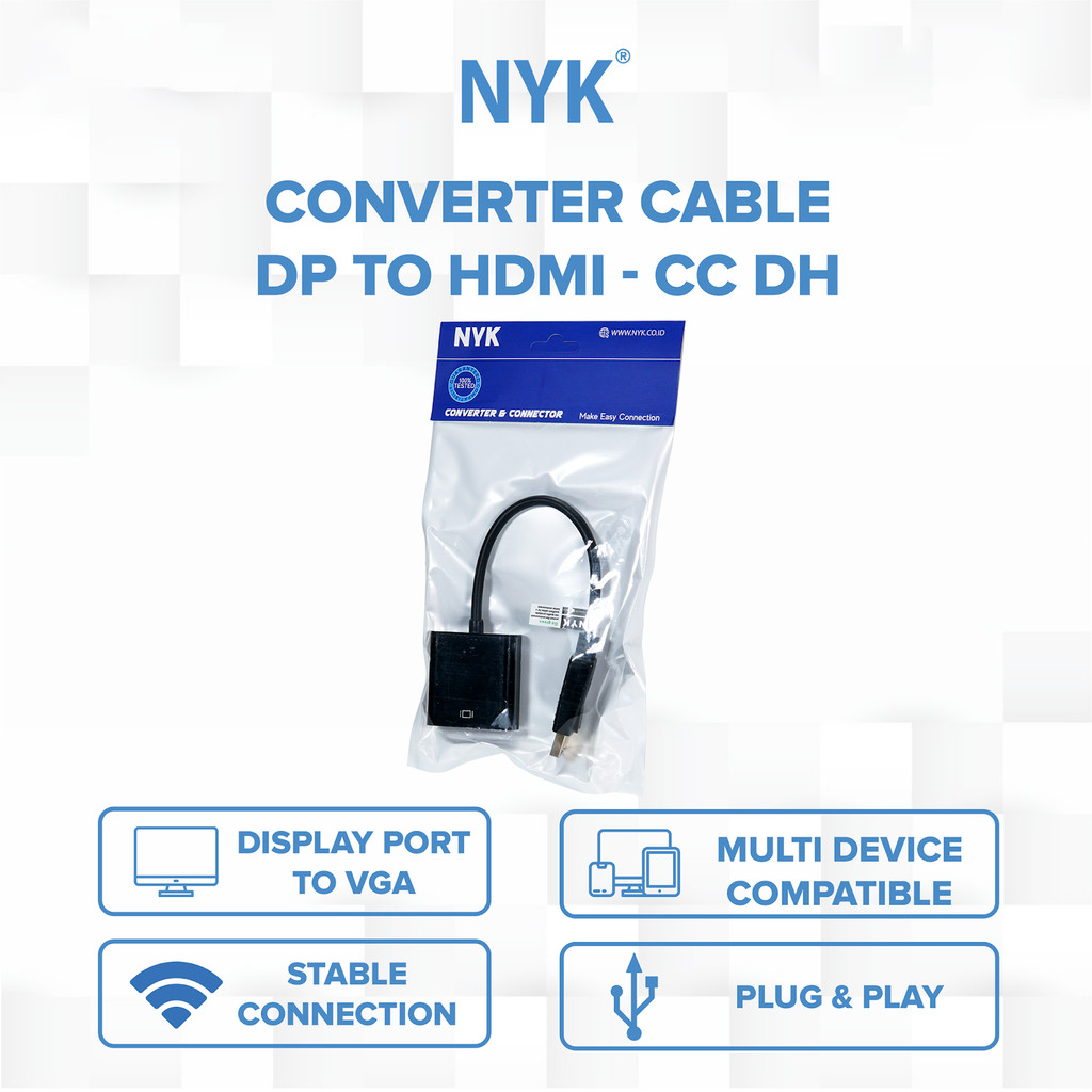 NYK Converter Cable DP to HDMI COD (2)