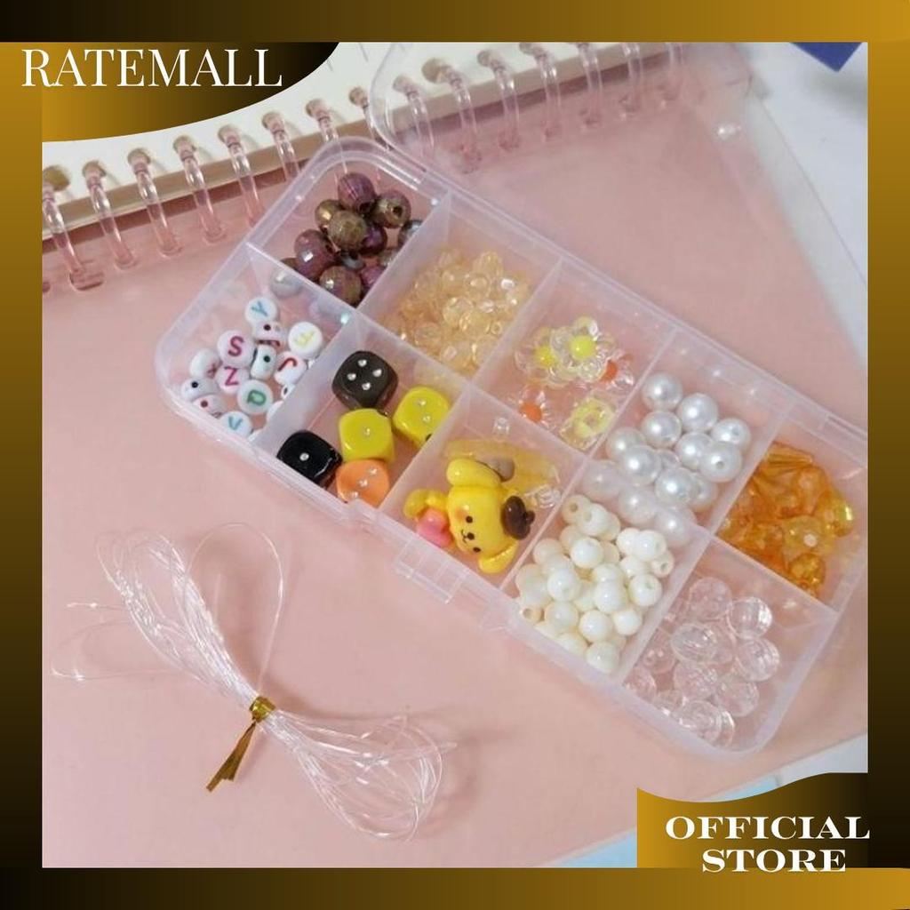 Jual Set Manik Mote 1 Box Paket Box Sanrio DIY manik manik mote meronce ...