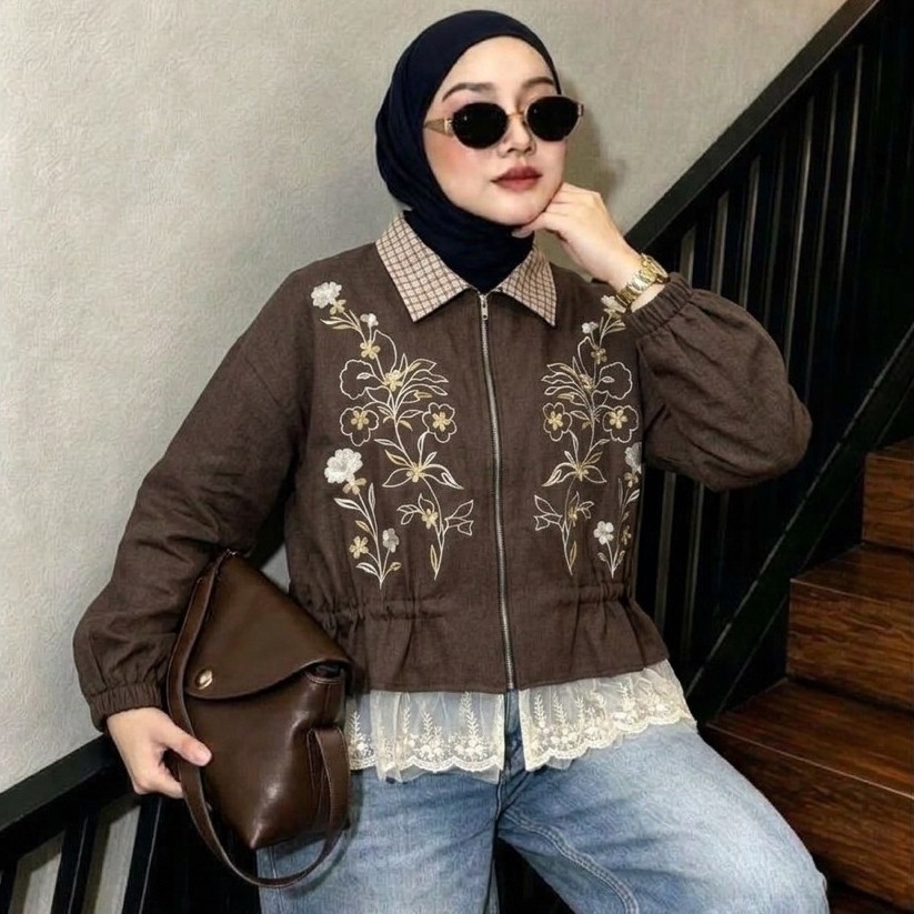 EXTU Heritage Blouse - Atasan Blouse Wanita Butikelsa foto 6
