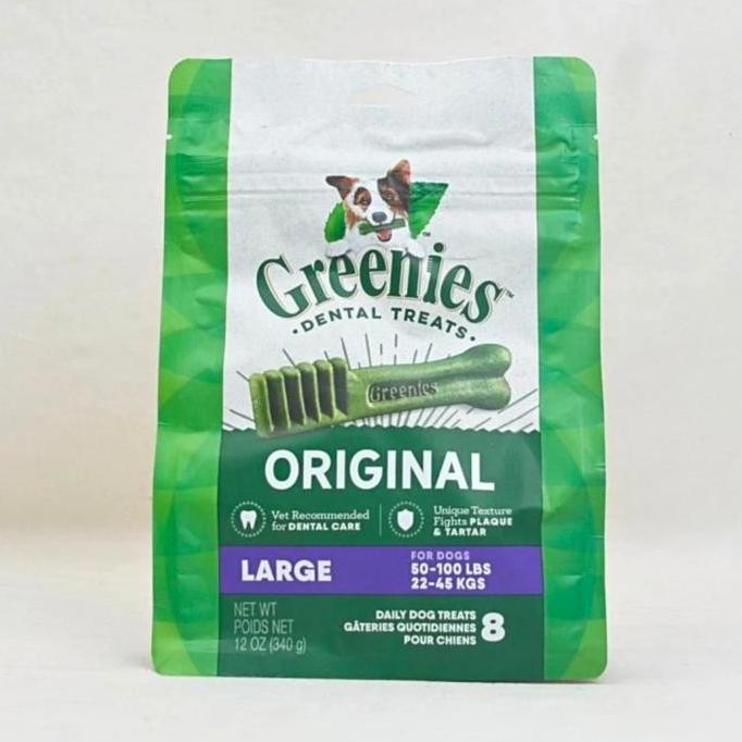 Jual Greenies Large dental treats 340gr - dog snack toothbrush | Shopee ...