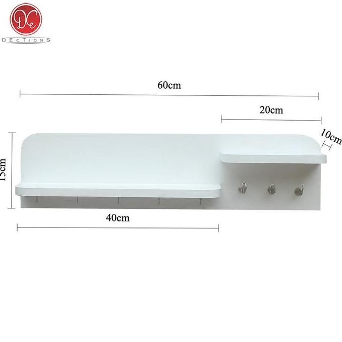 Jual Tempat Gantungan Kunci 60X15Cm / Rak Dinding Minimalis Serbaguna ...