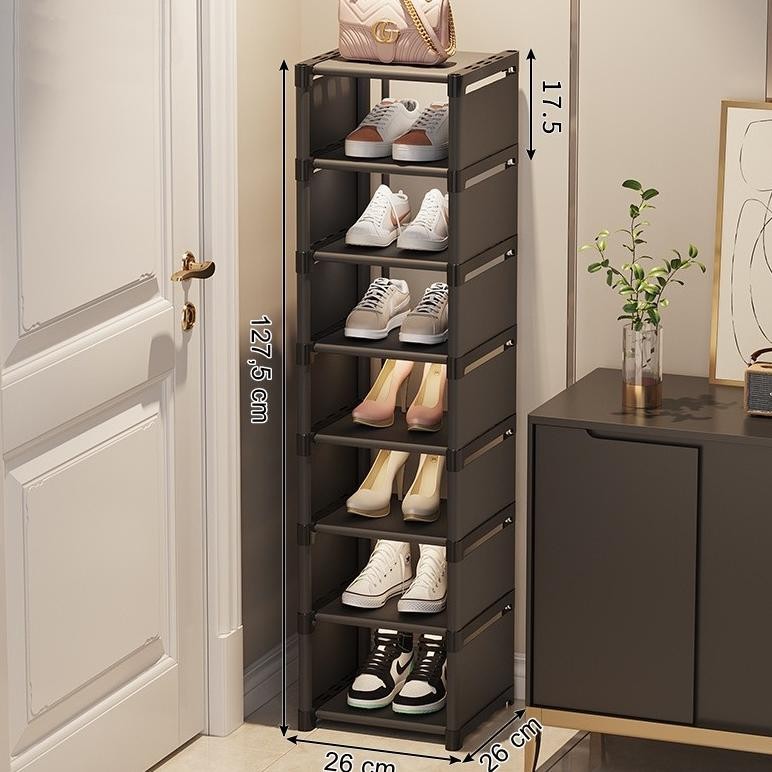 Jual Rak Sepatu Susun Rak Sepatu Aesthetic Serbaguna Portable Rack ...
