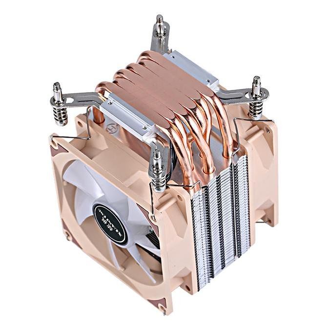 Jual PC Air-cooled 3Pin/4Pin 6 Heat Pipe CPU Processor Cooling 90mm Fan ...