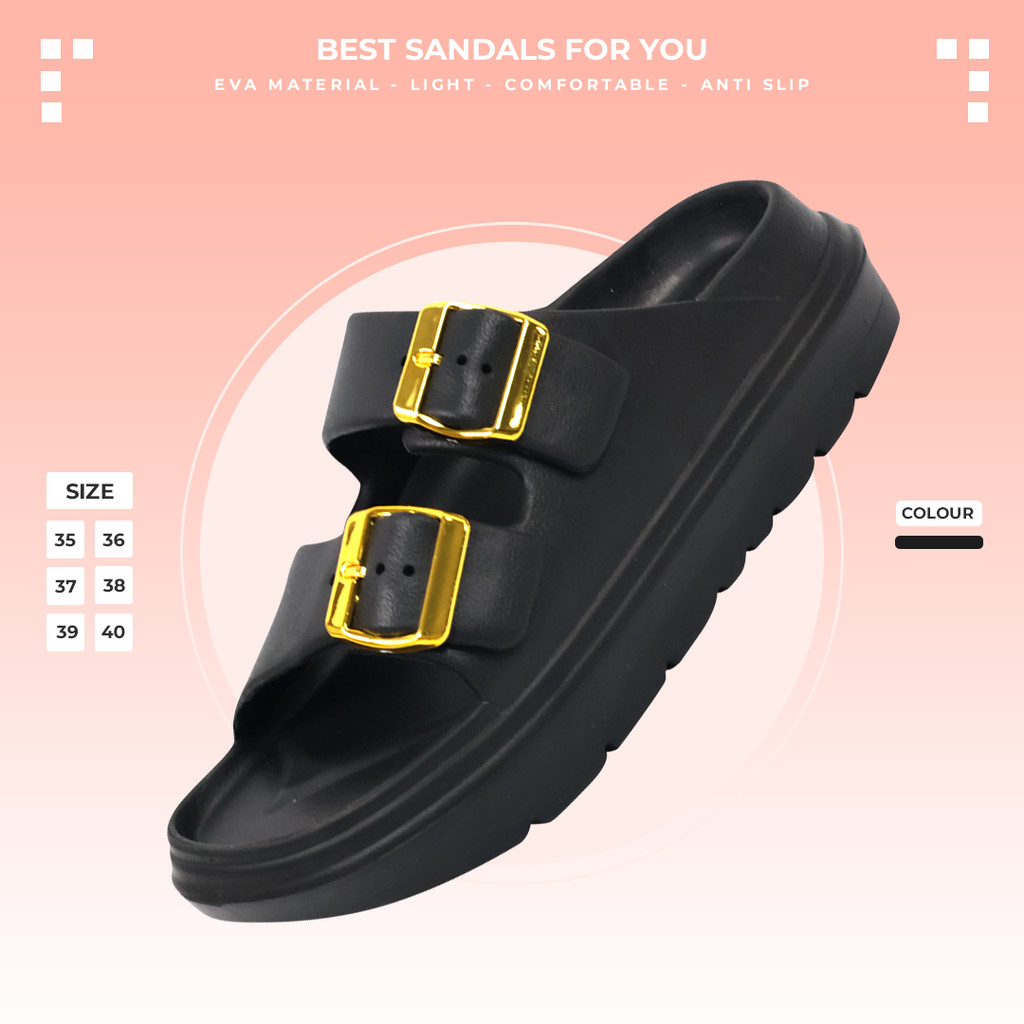 Jual Sandal Selop Wanita Terbaru Kekinian Sandal Jelly EVA Premium Anti ...