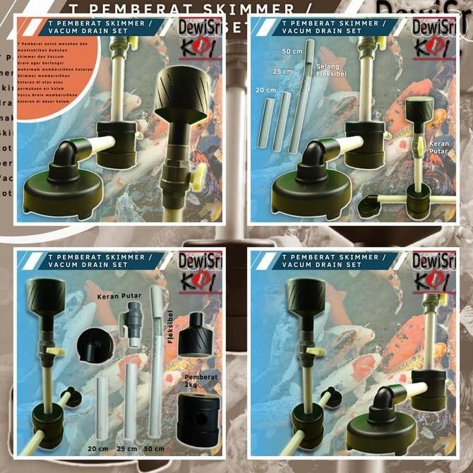 Jual BEBAS ONGKIR - Paket T Pemberat Skimmer / Vaccum Drain / Pembersih ...