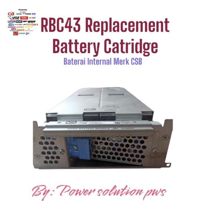 Jual APC RBC43 CSB Replacement Battery Catridge Smart UPS Rackmount ...