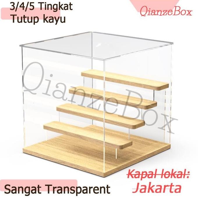 Jual Transparent Display Box Rak Display Mainan / Rak Pajangan / Wall ...